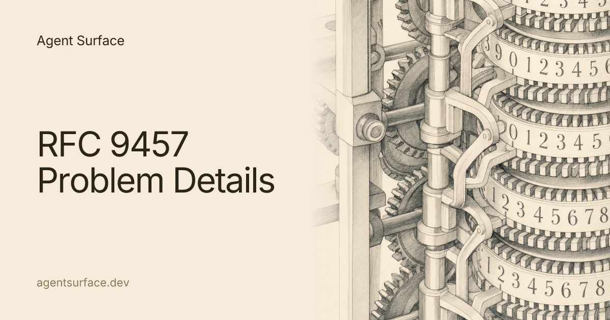 RFC 9457 Problem Details — Agent Surface